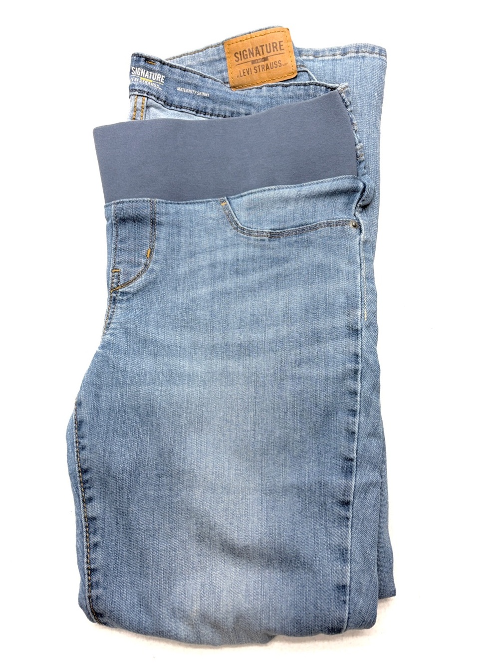 Levi’s Maternity Skinny Jeans Distressed Medium Wash Stretch Women’s Medium